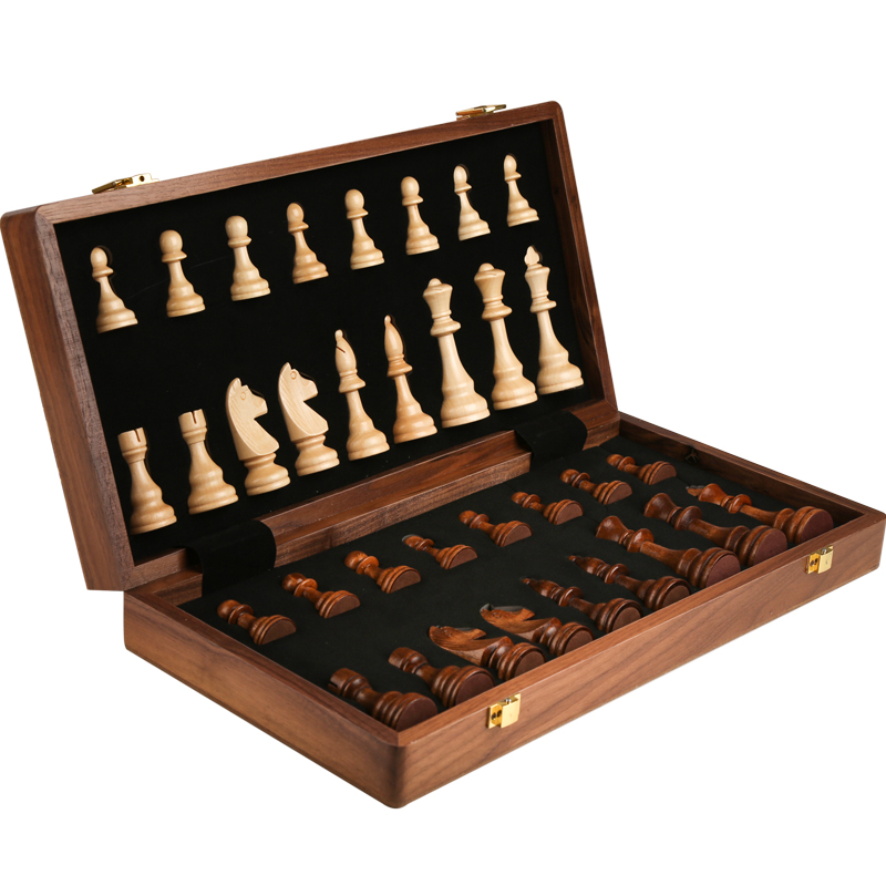 Board Game Yearbook - Chess Set Top Grade Wooden Folding