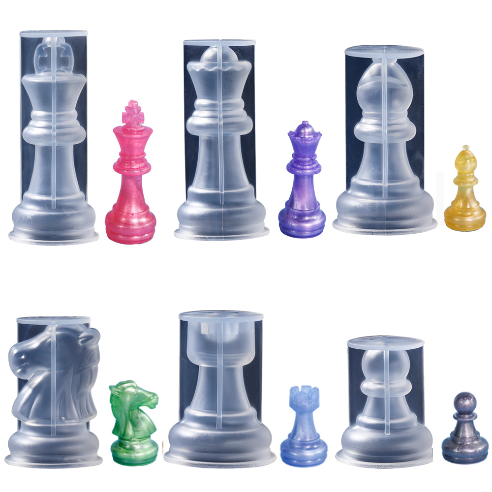 Board Game Quacks - Chess Set Checkers Board Silicone Resin
