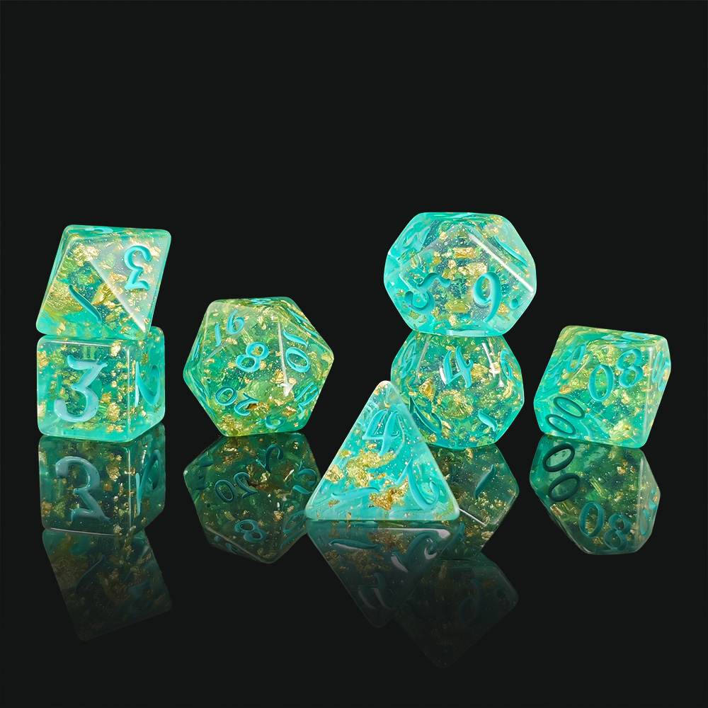 Board Game Rpg - 7Pcs/set Glitter Dice Set DnD RPG