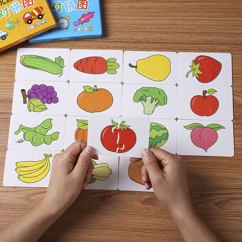 Board Game Of Life - 32PCS Toddler Card Match Game Cognitive