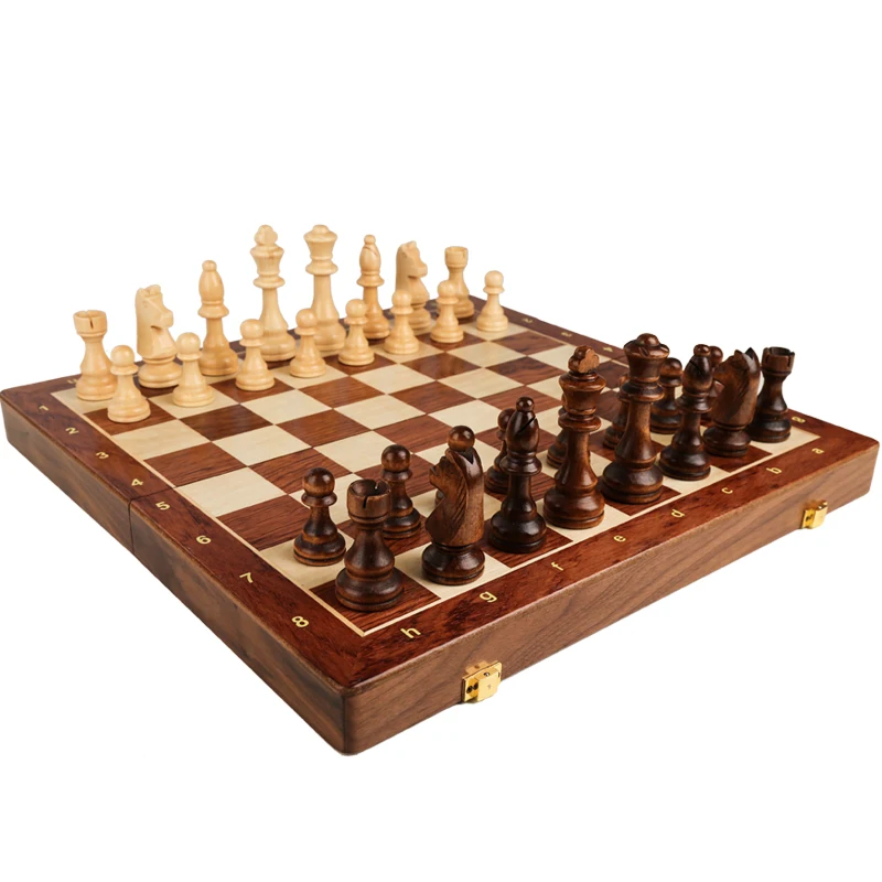 Chess Set Top Grade Wooden Fol - đánh giá và giá Board Game Yearbook
