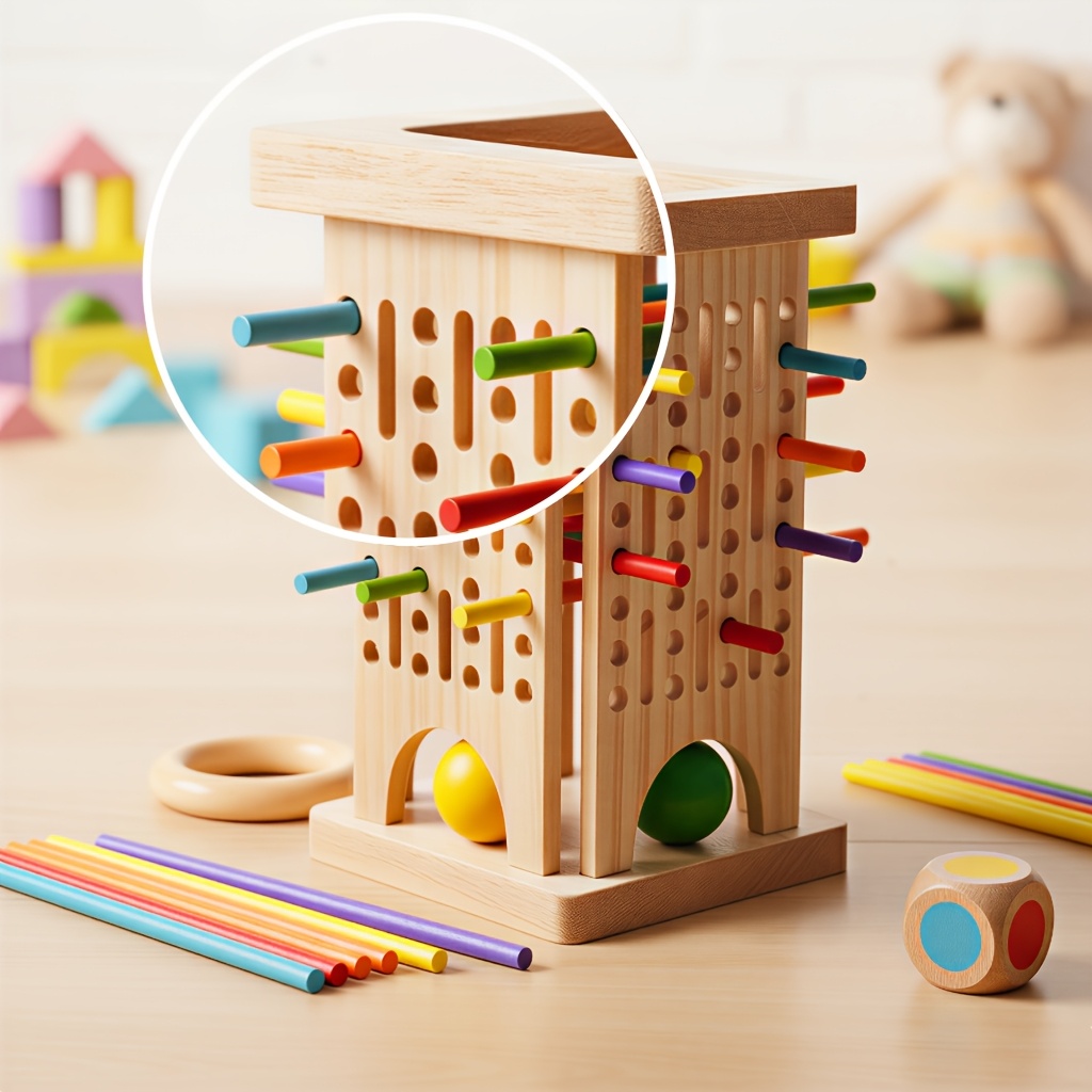 Montessori Wooden Board Game C - đánh giá và giá Board Game Idea