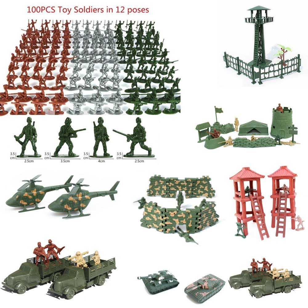 100pcs/set Plastic Soldiers Ar - đánh giá và giá Board Game Risk