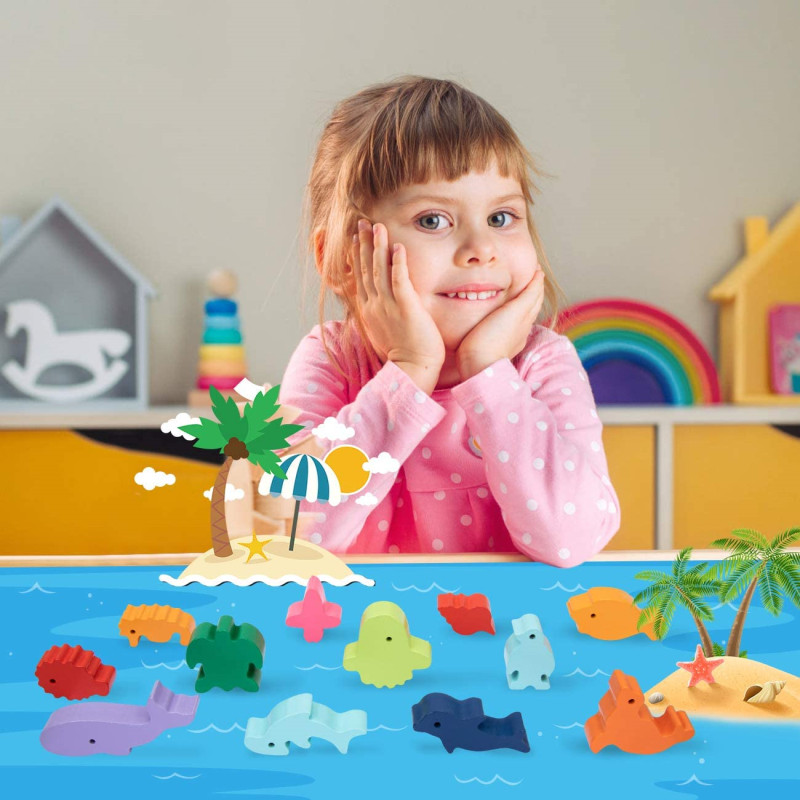 New Children Montessori Wooden - đánh giá và giá Board Game Nature