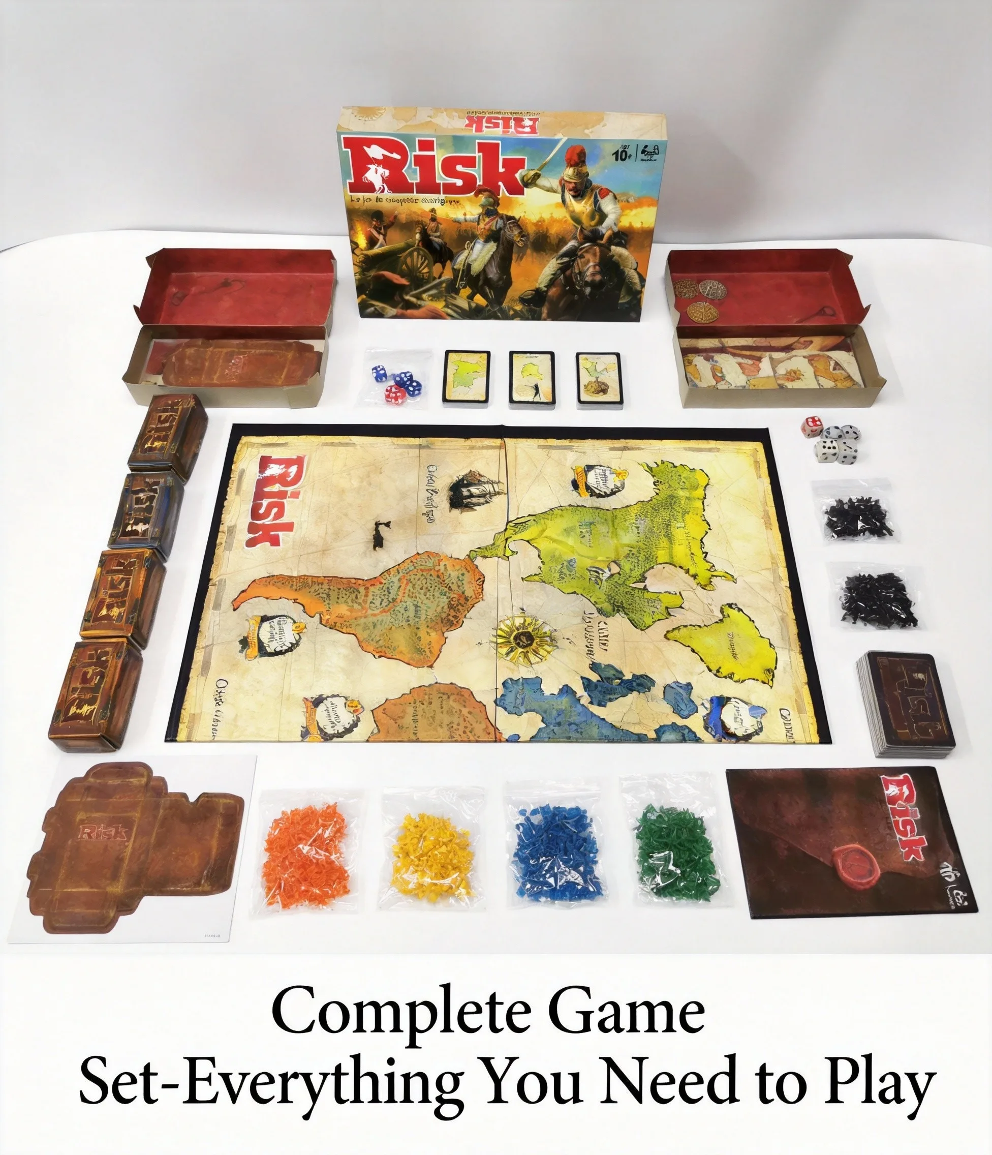 French Risk Strategy Board Gam - đánh giá và giá Board Game Risk