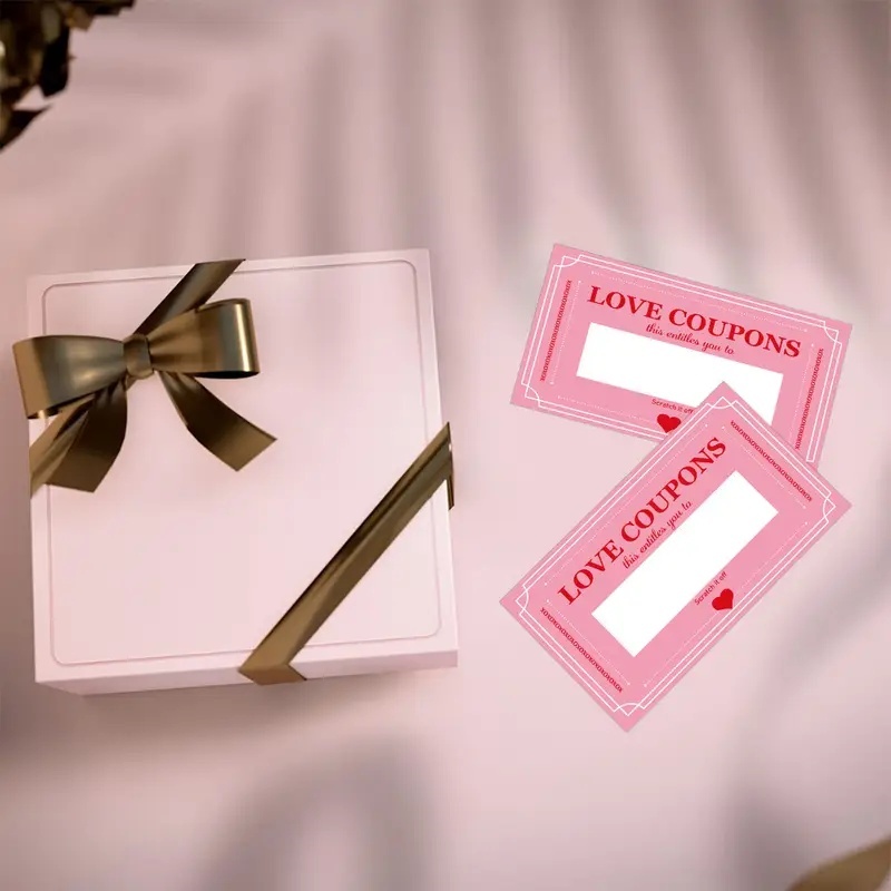 30 Pcs Pink Lucky Scratch Card - đánh giá và giá Board Game For Couple