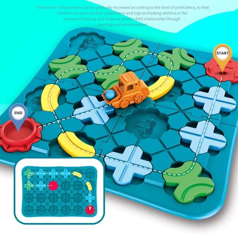 Road Maze Montessori Logic Roa - đánh giá và giá Board Game Idea