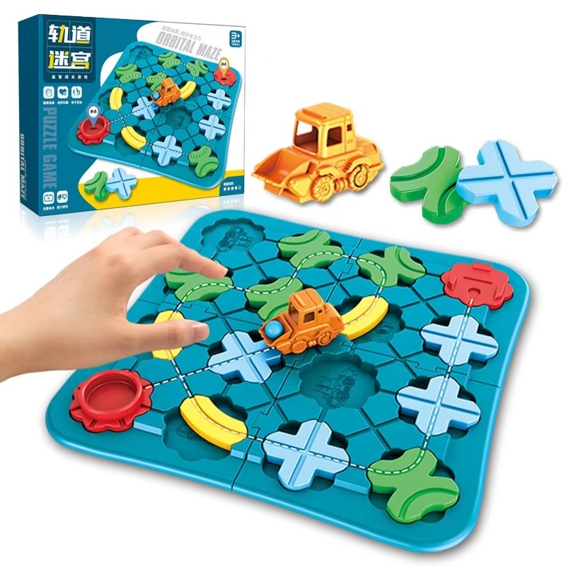 Road Maze Montessori Logic Roa - đánh giá và giá Board Game Idea