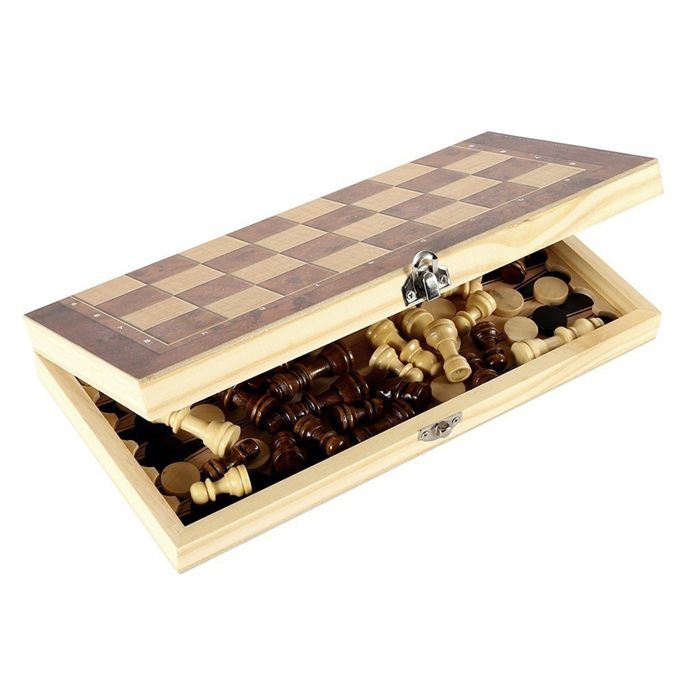 3 in 1 Chess Game Board Foldin - đánh giá và giá Board Game Quacks