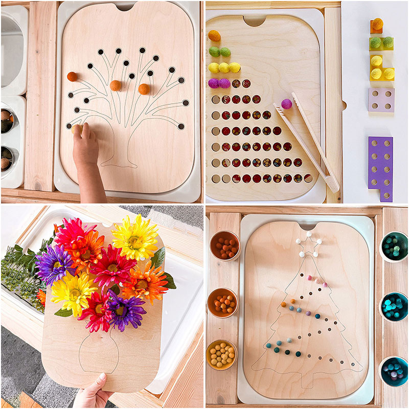 Children Montessori Games Fine - đánh giá và giá Board Game Nature