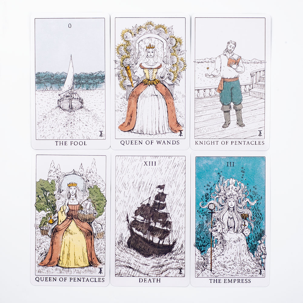 Ocean Themed Tempest Tarot  De - đánh giá và giá Board Game Of Life