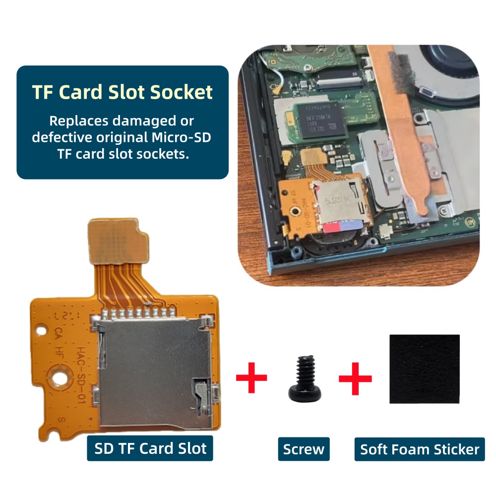 Replacement SD TF Card Slot So - đánh giá và giá Board Game Nintendo Switch